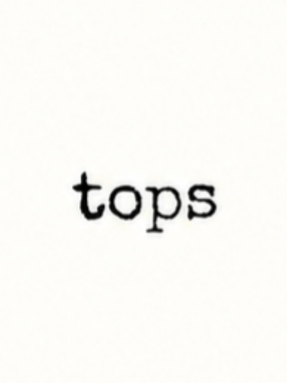 Summer and winter tops